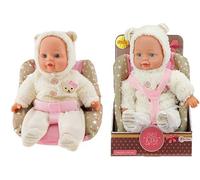 Poupée 33 Cm Dans Son Siège Auto