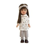 Poupée 40cm sasha bobble flowers rose