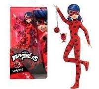 Bandai - Poupée articulée - Miraculous Ladybug Marinette - tenue à sequin réversible - 26 cm