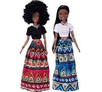 Poupée Africaine Et Américaine, 1 Pièce, Accessoires, Articulations Du Corps, Peut Changer La Tête Et Le Pied, Cadeau Pour Fille Noire