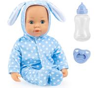 Poupée Anna First Words Baby 38 cm, tenue bleue