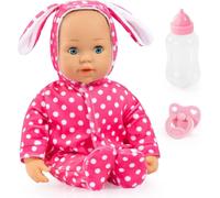 Poupée Anna First Words Baby 38 cm, tenue rose