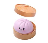 Poupée Antistress en Forme de Ravioli Géant avec Éclat, Boîte de Vapeur, Raviolis Arc-en-Ciel, Jouet Anti-Anxiété Mignon, Idéal pour Détente et Concentration, Doux et Compressible pour Adultes Enfants