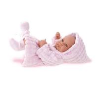 Poupée Antonio Juan, Nouveau-Né Nica Avec Peignoir. 42 Cm.