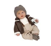 Poupee Arias - 65317 - Poupee Elegance 45 Cm Iria Marron Avec Mecanisme 14 Sons (Magnetique Et Try Me)