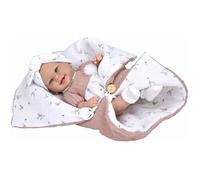 Poupée Arias Elegance 30 Cm Natal Bleu Avec Portabebe - Jouet Multicolore