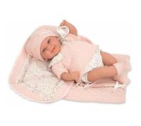 MuÑecas Arias Elegance Babyto With Blanket Weight Baby Doll 35 Cm Beige Enfants