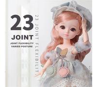 Poupée Articulée Amovible Bjd Pour Fille, Jouet Mignon, 12 Pouces, 22 Pouces, 31cm, Maquillage, Robe, À La Mode, Nouveau, 2021, 1/6