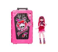 Poupée articulée Monster High Skulltimate Secrets Draculaura + valise rose “Oasis Glamour” et accessoires