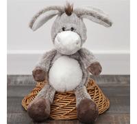 Poupée Au Motif D'Âne,Trotro Le Petit Âne,Doudou Debout-Adorable Poupée D'Âne Suspendue-Peluche Réaliste En Peluche Douce-Pour Câliner Et Jouer (Gris,32 Cm)