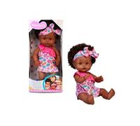 Poupée Nenuco Afro Style 35 cm - Fonction boit et fait pipi - Pour enfants à partir de 2 ans