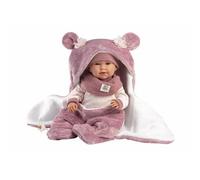 Poupée avec sac - Llorens - Mimi LLORONA - Fuchsia - 42 cm - Polyester - Peluche incluse - Dimensions 37x20x20 cm