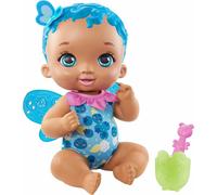 My Garden Baby GYP01 Berry Hungry Baby Butterfly Doll (30-cm / 12-in), Blueberry-Scented with Color-Change Spoon & Cup, Great Gift for Kids Ages 2Y+, Multicolor