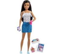 Poupée Barbie Skipper Babysitter Brune - Accessoires inclus - 3 ans et +