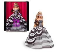 Poupée Barbie - Barbie - HRM58 - 65ème anniversaire - Noir et blanc - Boucles d'oreilles saphir