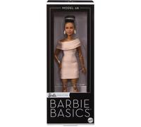 Barbie – Poupée Basics Modèle 08 – Brune, robe asymétrique, corps articulé – Enfants