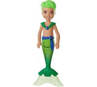 Barbie Dreamtopia Chelsea Merboy Doll, 6.5-inch, Green