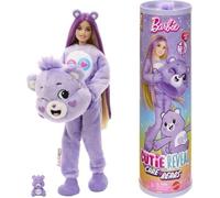 Poupée Barbie Cutie Reveal Bisounours Tougentille Mauve - 3 ans+- JCN94