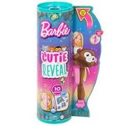 Poupée Barbie Cutie Reveal Série Jungle avec singe G