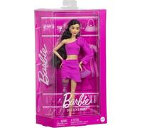 Poupée Barbie Deluxe Style dans une robe avec une rose HYV26