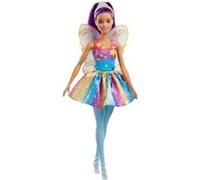 Poupée Barbie™ Dreamtopia Arc-en-ciel Fée Brune Mattel Multicolore G