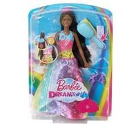 Poupée Barbie™ Dreamtopia Princesse Arc-en-ciel Sons et Lumières Brune Mattel Multicolore G