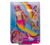 Poupée Barbie Dreamtopia Sirène magique arc en ciel Multicolore G