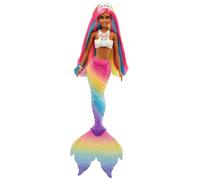 Poupée Barbie Dreamtopia Sirène Magique avec Chevelure Arc-en-Ciel - Jouet pour Enfant