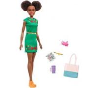 Poupée Barbie en robe de voyage 33 cm Multicolore G