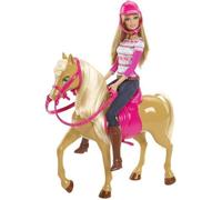 Poupée Barbie et son Cheval - Mattel - Ravissante cavalière - Accessoires inclus