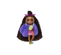 Poupée Barbie Extra Minis (14 cm env.) avec modes, accessoires et support de poupée