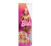 Poupée Barbie Fashio de MATTEL. Combinaison dorée HRH19