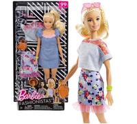 Poupée Barbie Fashionistas blonde + vêtements accessoires