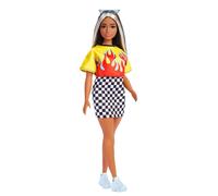 Poupée Barbie Fashionistas (Flamin Top + Checkered Skirt)