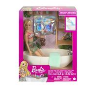 Poupée - Barbie - HKT92 - Bain Relaxant - 15 Accessoires - Multicolore