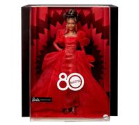 Poupée Barbie Mattel 80 ans Brune