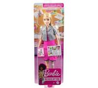 Poupée Barbie - Mattel - Décoratrice d'intérieur - 29 cm - Robe rose - À partir de 3 ans