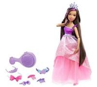 Poupée Barbie princesse 43 cm Brune Multicolore G
