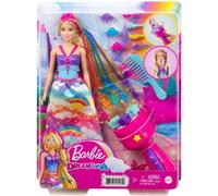 Poupée Barbie Princesse Tresses Magiques Dreamtopia Robe arc en ciel