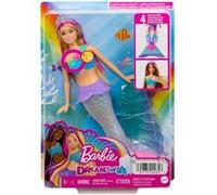 Barbie Dreamtopia Barbie-Poupée Barbie Sirène Lumières Scintillantes, 3-7 ans