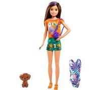 Barbie Coffret poupée Anniversaire perdu de Chelsea – Skipper et son chiot, accessoires, GRT88