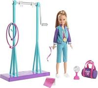 Poupée Barbie Team Stacie Gymnaste avec accessoires, jouets +3 ans (Mattel GBK59) Barbie