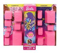Barbie Color Reveal Deluxe poupée avec 25 éléments mystère, 15 sachets Surprise, thème Carnaval & Concert, Jouet pour Enfant, GPD57