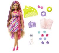 Poupée Barbie Totally Hair (cheveux blonds/pincés), accessoires de coiffure inclus