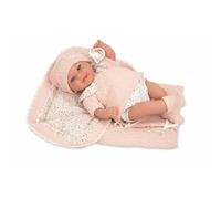 Arias Poupée Elegance 35 babyto rose fleurs 60727