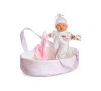 Poupée Bébé Berjuan Basket Rose (28 Cm)