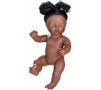 Berjuan Fille Africaine Newborn 38 Cm 7059 Bébé Poupée