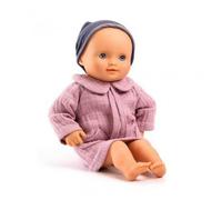 Poupée Bébé Dahlia en Violet - Poupée en Vinyle Doux pour Enfants de 18 Mois et Plus