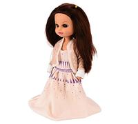 Poupée bébé de 14 Pouces avec Robe élégante, Poupée de Mode en Vinyle Posable pour Enfants, Cadeau écologique