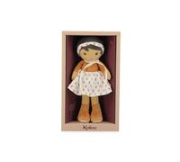 Kaloo Poupée souple Eloise – Robe velours côtelé et mousseline – Boîte cadeau – 25 cm